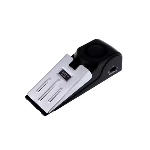 Anti-theft 120db Wedge Door Stop Alarm Stopper Wireless Vibration Alarm Entry Portable Traveling Security Door Stop Safety Alarm
