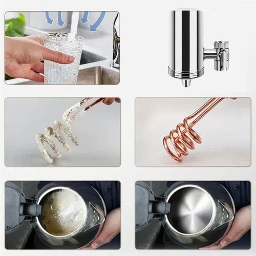 🔥 Installation-free Stainless Steel Household Faucet Water Purifier