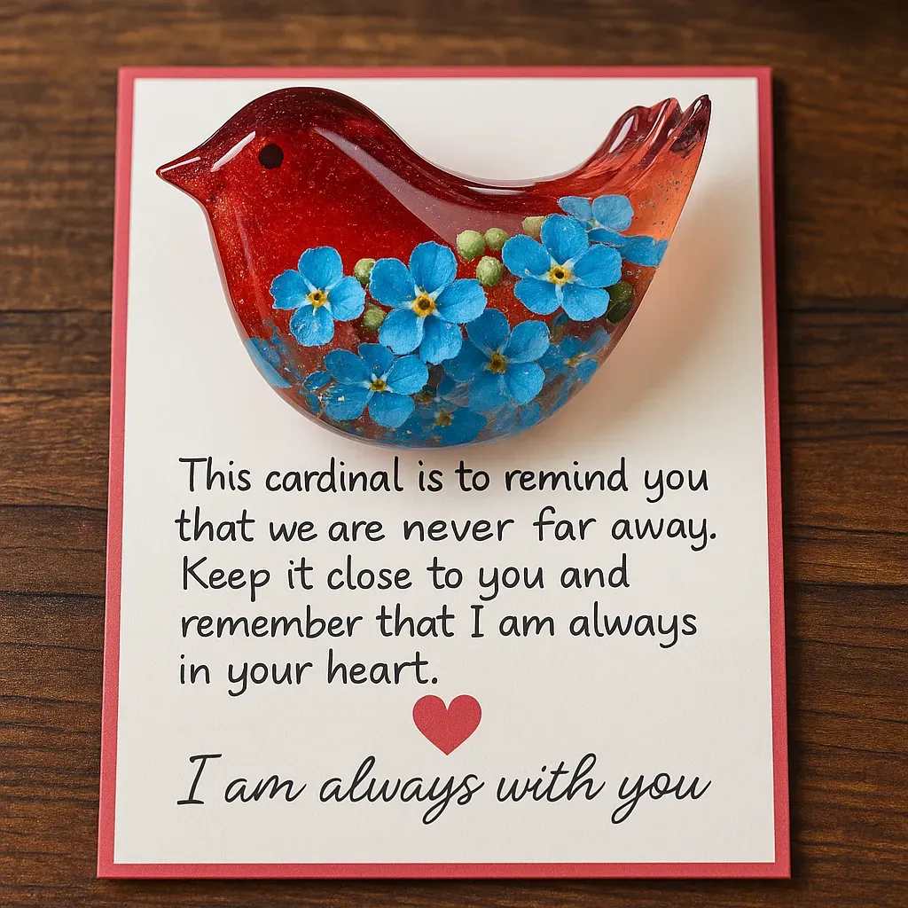 Cardinal Forget-Me-Not Pocket Hug