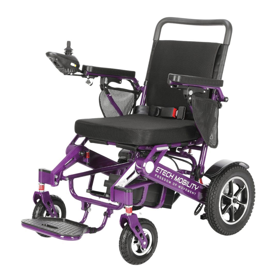 Limited Edition Purple Lightweight Electric Wheelchair | Freedom Pro ST  Sheffield, United Kingdom