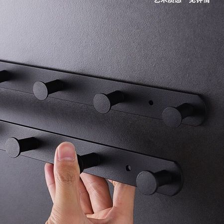 Heavy-Duty Wall Mounted Hooks Rack – Space-Saving Multi-Purpose Organizer for Kitchen, Bathroom & Home