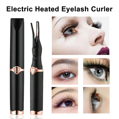 Best-selling Electric Heated Eyelash Curler - Intelligent Temperature Control, 10-Second Quick Heating, Long-lasting Styling, Eyelash-friendly, Compact & Portable, USB Rechargeable, Colors Shipped Randomly