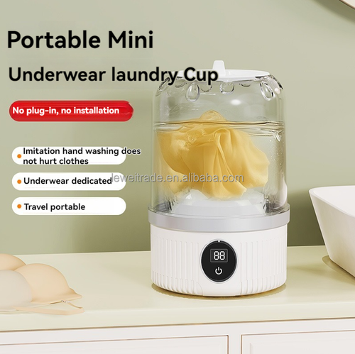 Hot selling mini underwear washing machine free installation underwear small wireless portable washing socks special laundry cup