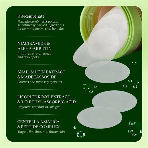 Hot-selling Centella Asiatica Skin Care Pads: Pure natural herbal essence, moisturizing and oil-controlling, repairing skin, fading dark spots, improving fine lines, and evening out skin tone