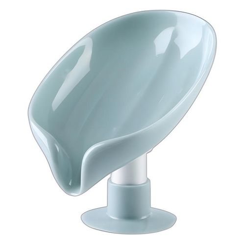 Soap Box Soap Shelf Household Perforation-free Suction Cup Leaf Drain Creative Soap Shelf Does Not Collect Water   Buy one, get two free. Total three items.