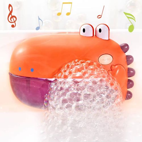 Bubble Machine Baby Bath Toys Automatic Bubble Maker for Toddlers Both Music Silence Mode Fun Bathtub Water Play Birthday Gift
