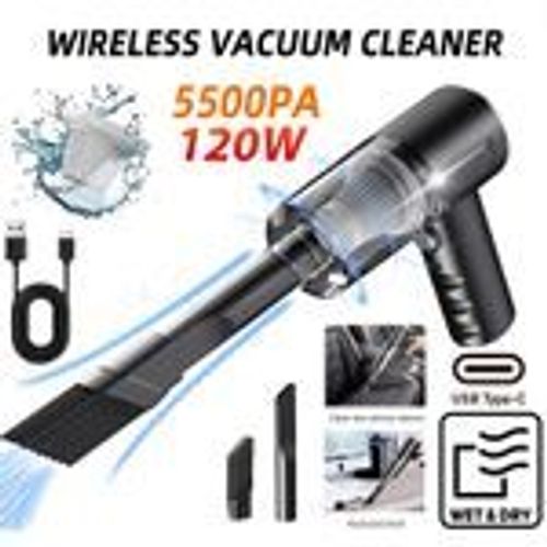 Multifunctional Vacuum Cleaner: Dual-use for Home and Car, with Strong Suction and Long Battery Life, Portable Handheld Vacuum Cleaner.