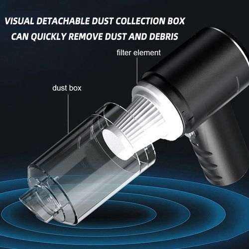 Multifunctional Vacuum Cleaner: Dual-use for Home and Car, with Strong Suction and Long Battery Life, Portable Handheld Vacuum Cleaner.
