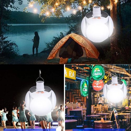 Solar-powered foldable football lights, making your garden as bright as a football field.