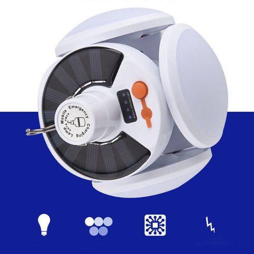 Solar-powered foldable football lights, making your garden as bright as a football field.