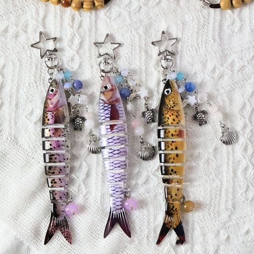 Bestselling Fish Accessories – Keychain, Backpack Pendant, Creative Ornament (7 Styles, Random Delivery)