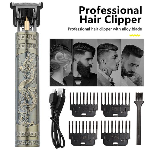 Hot sale T9 hair clipper electric hair clipper shaving tool for adults home use self-cut hair clipper promotional price buy one get two