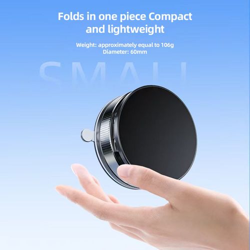 Bestselling Vacuum Magnetic Phone Holder — Suitable for Home, Work, Travel and Other Scenarios, Foldable & Portable, 360° Rotatable, Made of Zinc Alloy and ABS