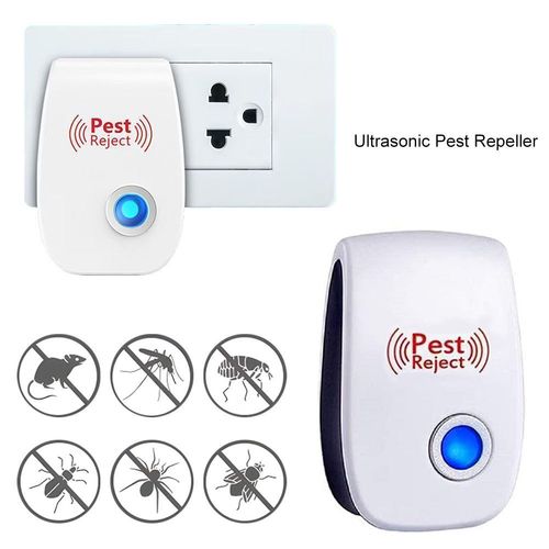 Hot Sale! Household Smart Ultrasonic Pest Repeller – Repels Mosquitoes & Rats, Long-Lasting & Noiseless, Buy One Get One Free