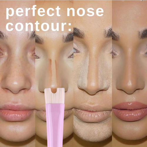 Hot - selling Multifunctional Makeup Brush with Dual - ended Brush Heads, U - shaped Design for a Closer Fit, and Delicate and Soft Bristles