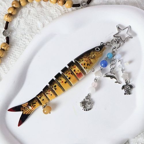 Bestselling Fish Accessories – Keychain, Backpack Pendant, Creative Ornament (7 Styles, Random Delivery)