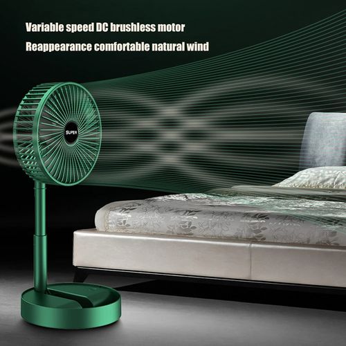 2025 Best Selling Rechargeable Adjustable Desktop Fan Portable Air Conditioner Foldable Fan for Home Office Desk Floor Fan