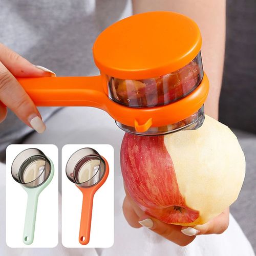 Hot-Selling Multifunctional Fruit & Vegetable Peeler — Comes with a Storage Case, Anti-Splatter, Easy to Clean, Made of Food-Grade PP + Stainless Steel (Safe & Eco-Friendly), Colors Shipped Randomly