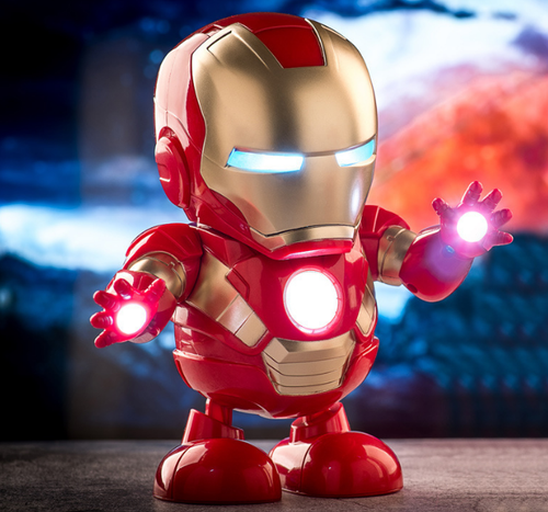 Funny Electric Walking Light Music Robots Car Plastic Dancing Baby Toy