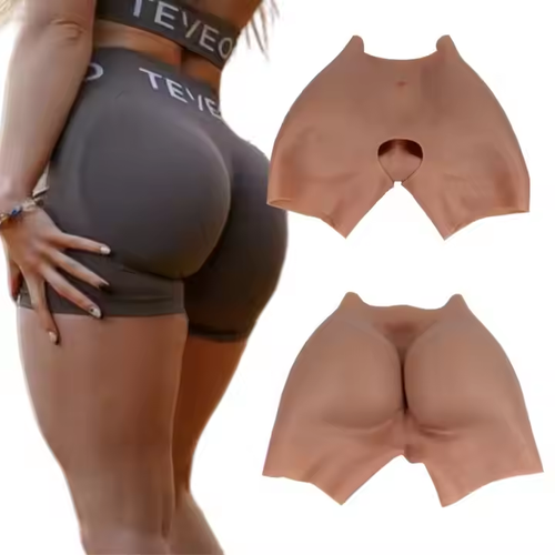 Plus Size Body Shaper Silicone Butt Enhancer Women's Panties Realistic Padded Buttocks for Women