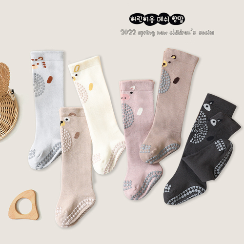 Baby socks type a cotton boys and girls non-slip toddler knee-high socks children's floor socks baby socks