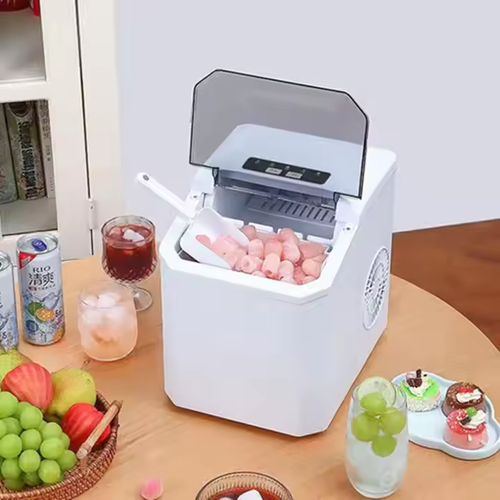 Intelligent Mini Automatic Ice Cube Maker 15KG Household and Dormitory Student 220V Commercial Ice Storage Capacity