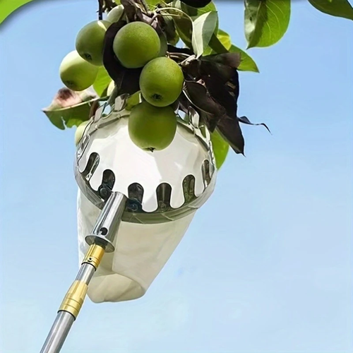 4M Telescoping Fruit Picker Garden Tool With Telescopic Pole