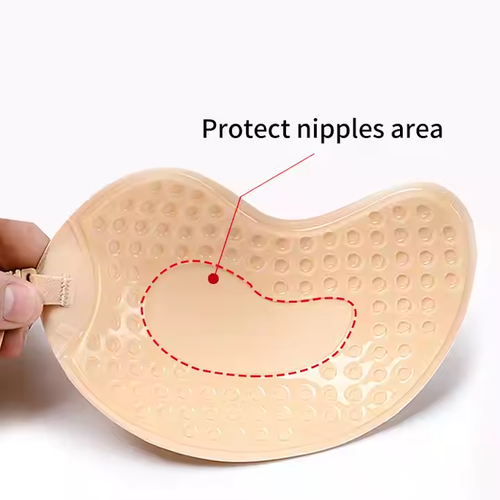 Waterproof Sticky Breast Patches Women Plus Size Invisible Strapless Silicone Self Adhesive Bra