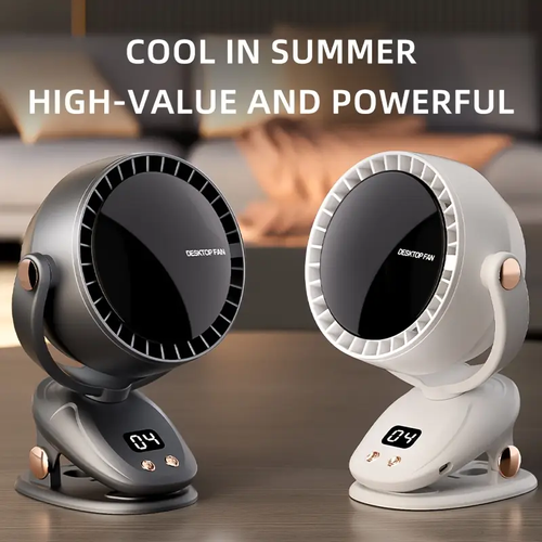 Portable Leafless Usb Rechargeable Mini Smart Bladeless Electric Digital Cooling Stand Fans Handheld air Conditioners
