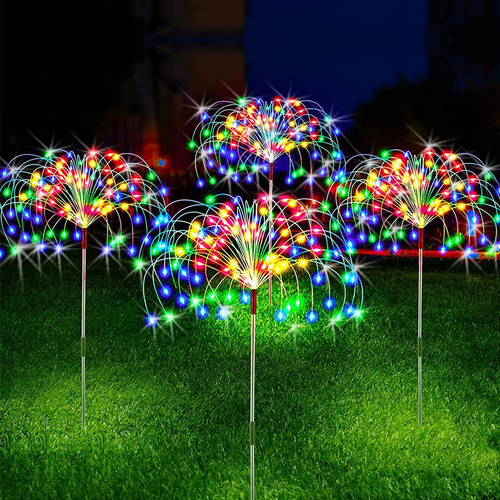 Solar Fireworks Lights Dandelion Lights Outdoor Waterproof Lights