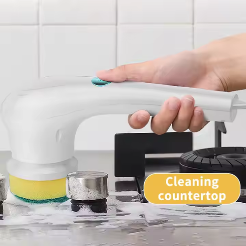Electric cleaning brush belt