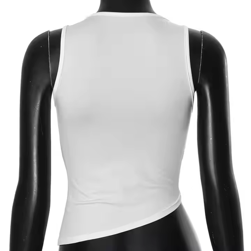 2025 Spring Boutique Trendy Cool Girls Zipper Designer Sleeveless Women's tank Tops
