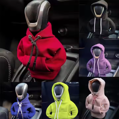 Car Gear Shift Cover Vivid Gear Shift Knob Hoodie for Car Decorations Protections