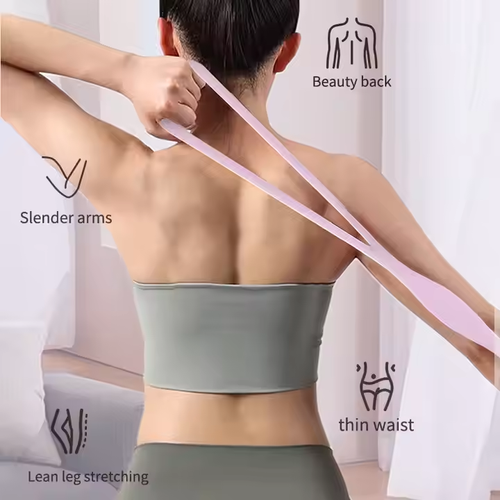 Sports Yoga Open Shoulder, Chest, Thin Back, Multi-functional High-elastic Silicone Eight-figure Tension Rope