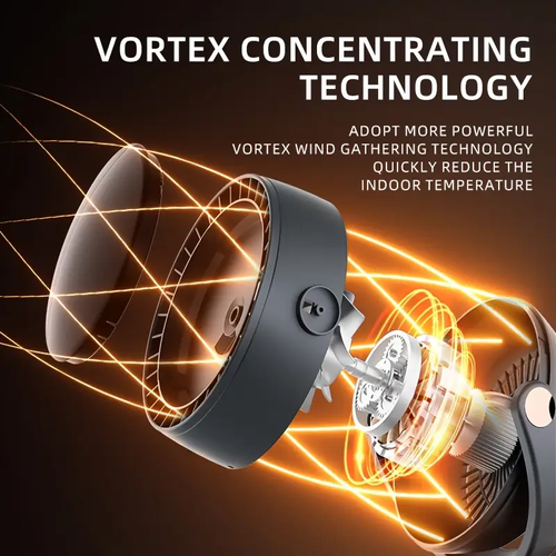 Portable Leafless Usb Rechargeable Mini Smart Bladeless Electric Digital Cooling Stand Fans Handheld air Conditioners