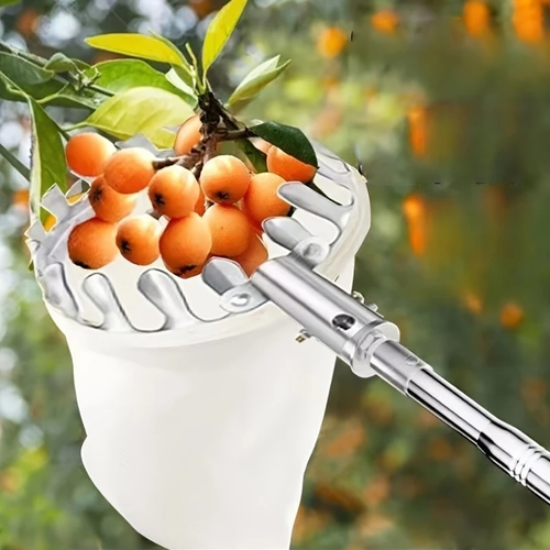 4M Telescoping Fruit Picker Garden Tool With Telescopic Pole