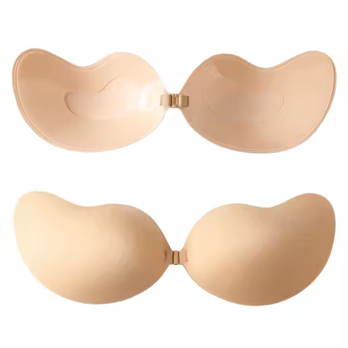 Waterproof Sticky Breast Patches Women Plus Size Invisible Strapless Silicone Self Adhesive Bra