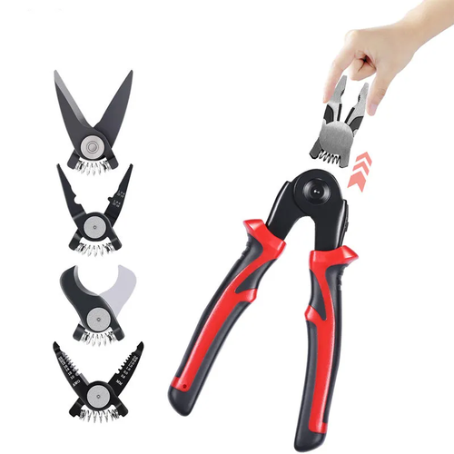 Multifunctional Household Electrician Wire Stripping Pliers Set Needle Nose Diagonal Wire Cutters Electrician Hardware Tools