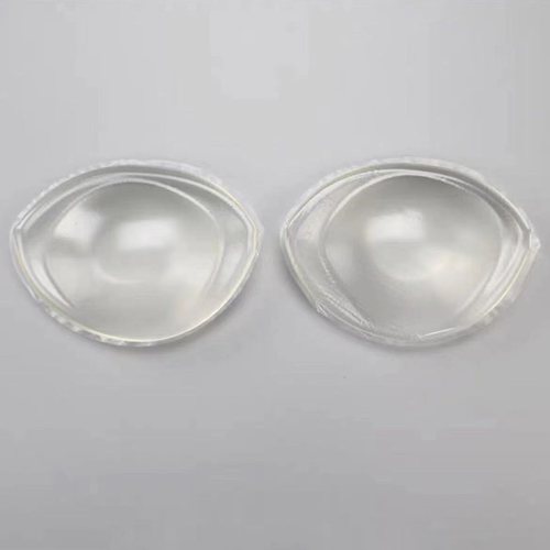 Thick Silicone Gel Bra Inserts Breast Pads Chest Enhancers for Swimsuits Skin Transparent Color for Women