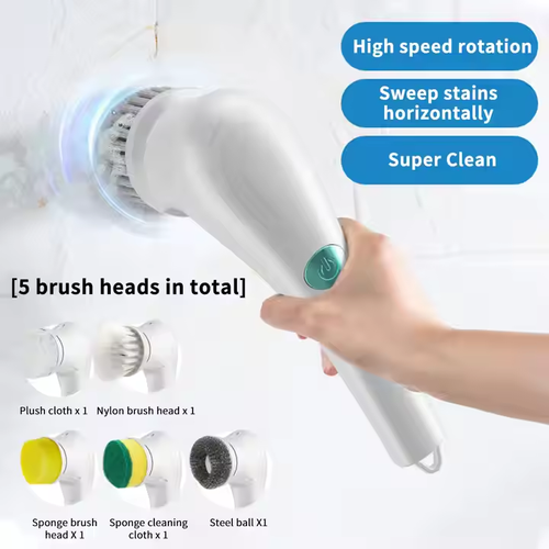 Electric cleaning brush belt
