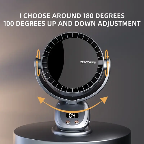 Portable Leafless Usb Rechargeable Mini Smart Bladeless Electric Digital Cooling Stand Fans Handheld air Conditioners