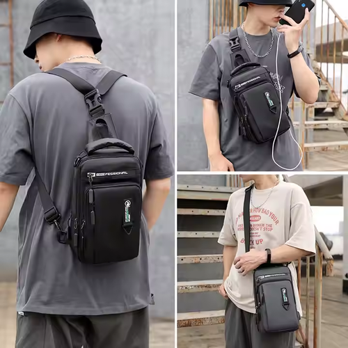 New Fashion Sling Crossbody Men's Shoulder Bag Backpacks Wholesale Waterproof Sport Backpack Man Small Backpack