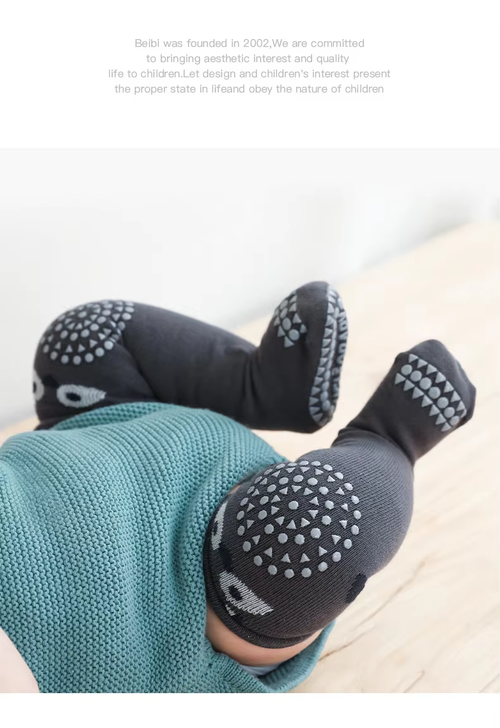 Baby socks type a cotton boys and girls non-slip toddler knee-high socks children's floor socks baby socks