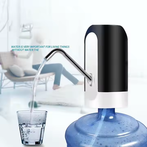 Electric portable water bottle pump