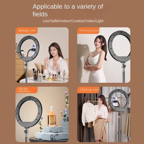 Three-color Ring Fill Light Lamp 10 Inch 12 Inch Ring Lights with Tripod Stand
