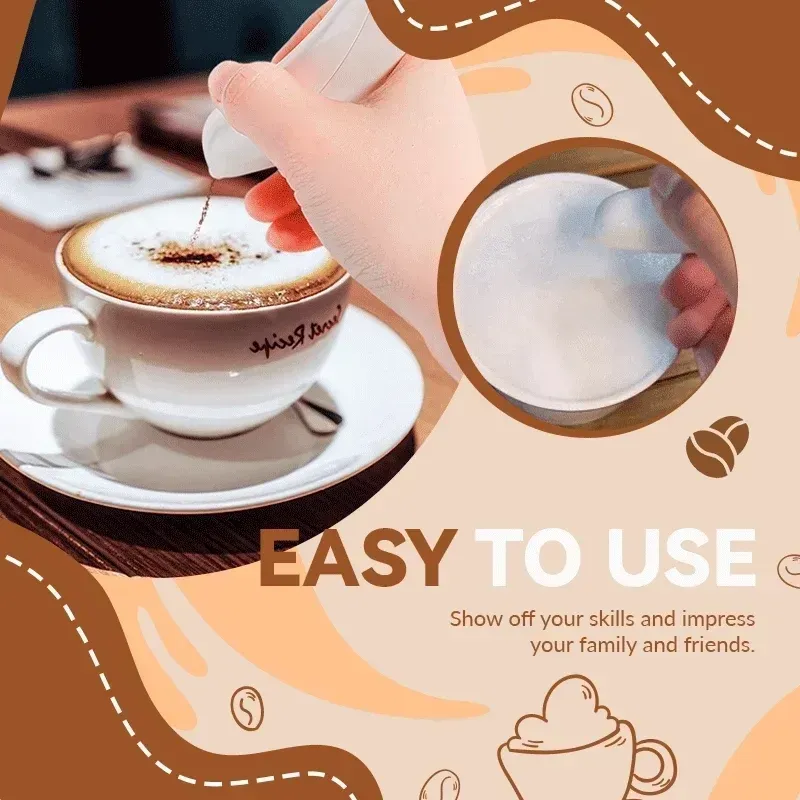Coffee Latte Art Carving Spice Pen