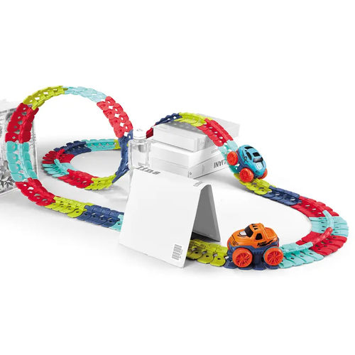 Changeable Track with LED Light-Up Race Car