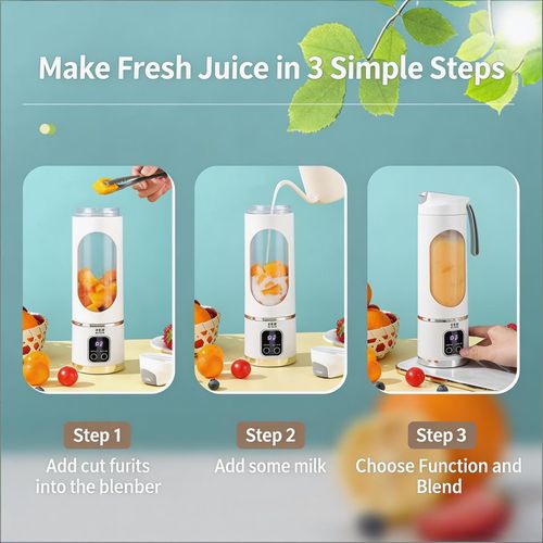 Portable USB-Rechargeable Blender & Juicer