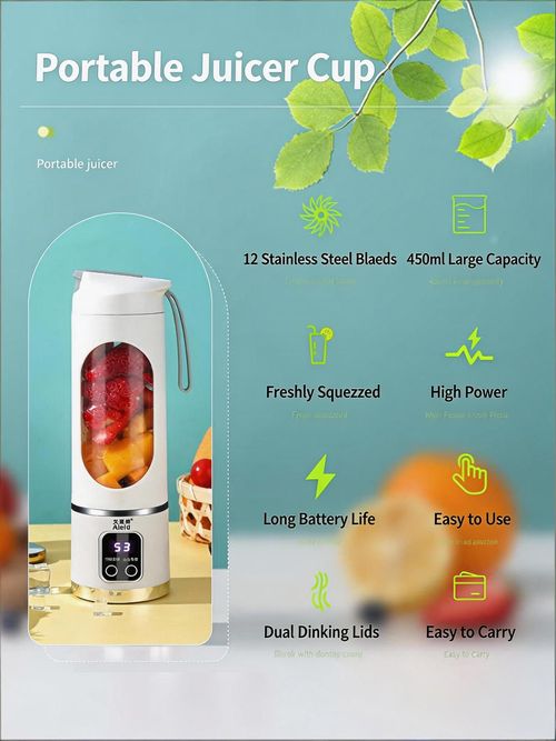 Portable USB-Rechargeable Blender & Juicer