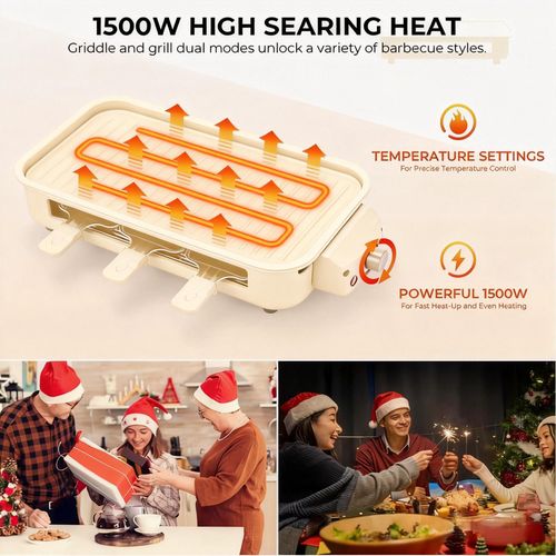 Electric Smokeless Grill for Indoor Kitchen